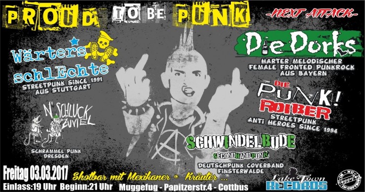 Proud to be Punk - Flyer
